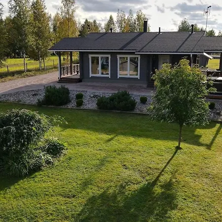 Villa Private Lakeside Metsola, 2 Bedrooms, Jacuzzi, Ice Swimming *