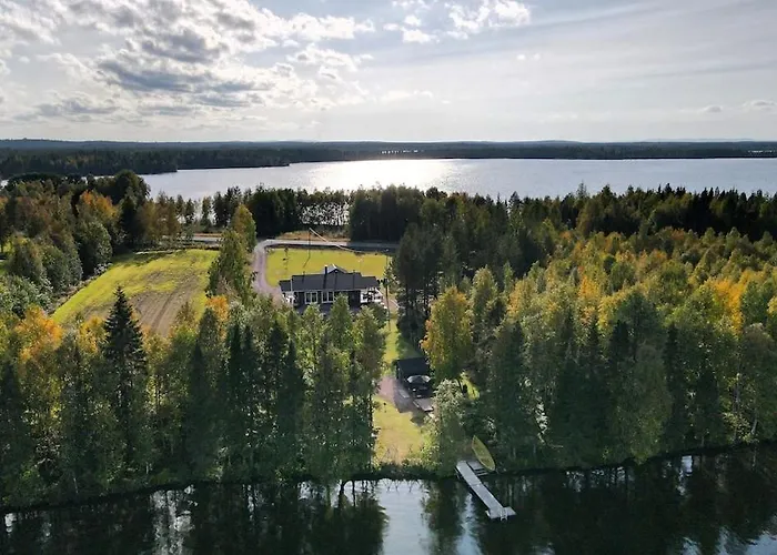 Private Lakeside Metsola Куусамо